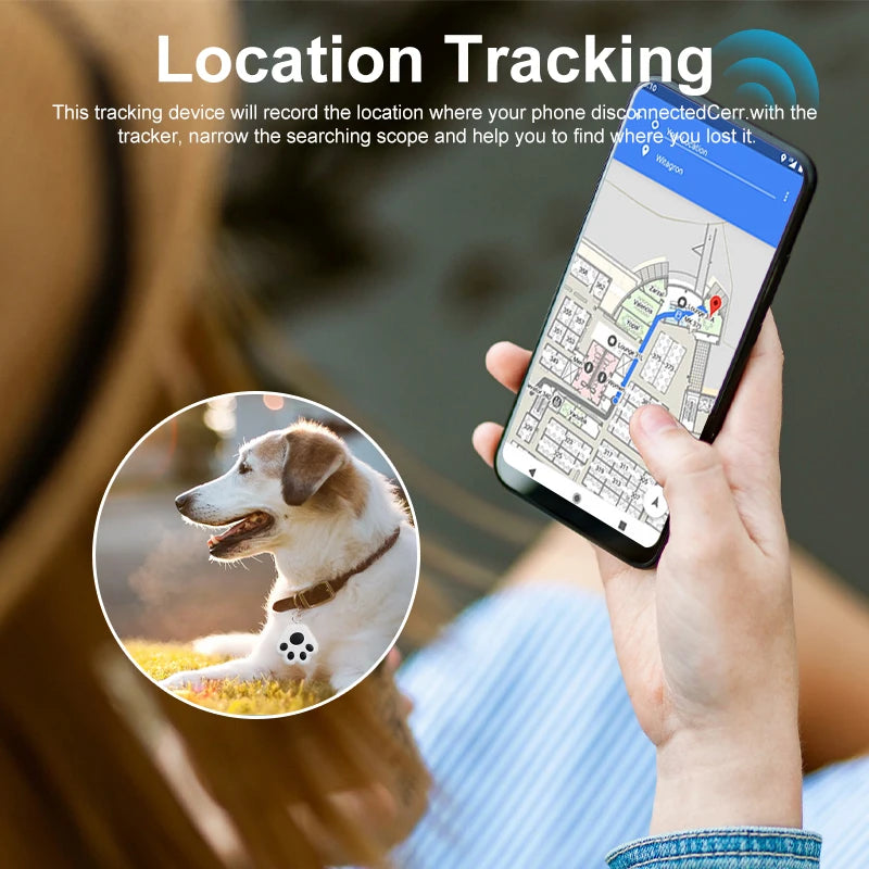 Tracker app on phone
